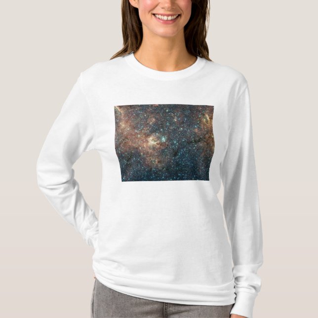 Camiseta Cluster de estrelas maciças (Frente)