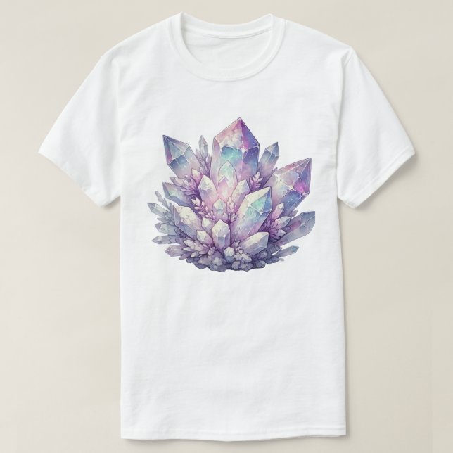 Camiseta Cluster Pastel Quartz (Frente do Design)