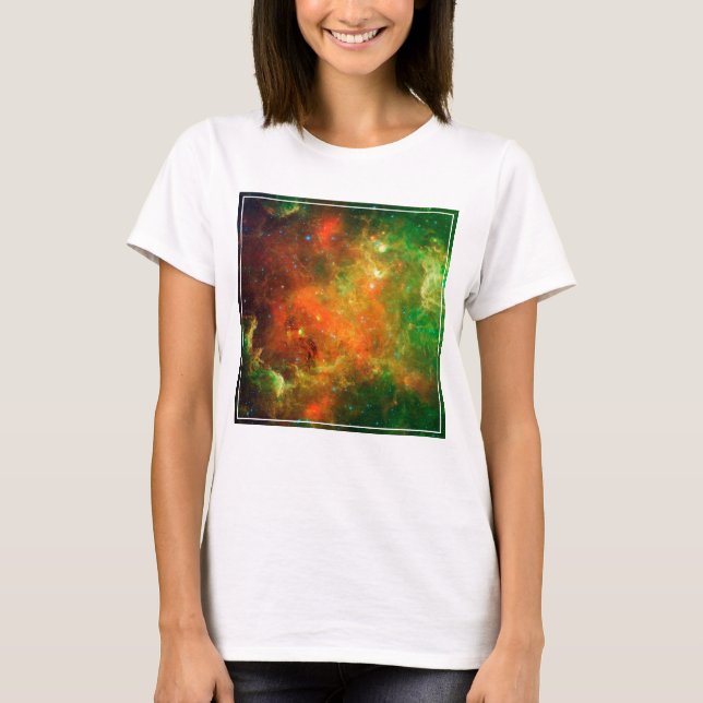 Camiseta Clusters De Estrelas Na Nebulosa Norte-Americana. (Frente)