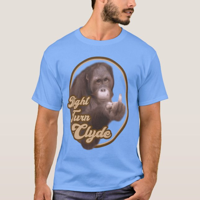 Camiseta Clyde Clint Eastwood da Direita (Frente)