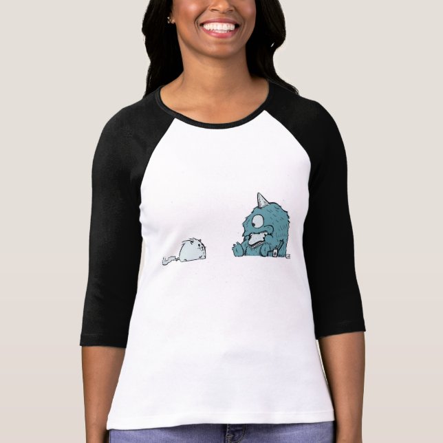 Camiseta Clyde está em uma camisa! (Mulheres de Reglan) (Frente)