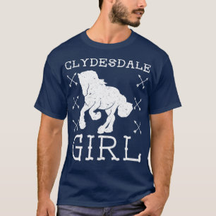 Camiseta Clydesdale Girl Horse Equestrian Scottish Horse