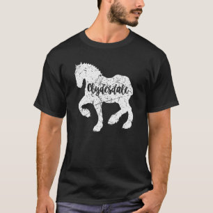 Camiseta Clydesdale Piloto Clydesdale Pés Gigantes Cavalo