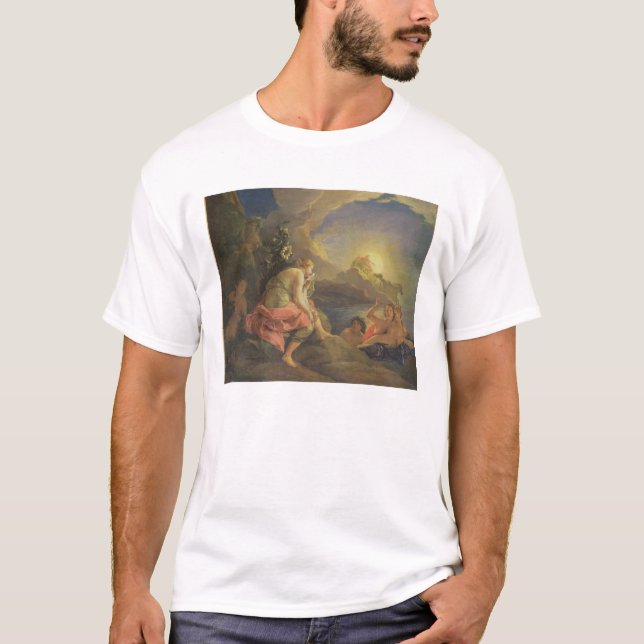 Camiseta Clytie transformou em um girassol, 1688 (óleo (Frente)