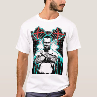 Camiseta Cm Punk T-ShirtCM PUNK ''X'' (BADART)