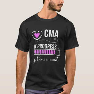 Camiseta CMA Em Andamento Aguarde O Futuro CMA Engraçado N