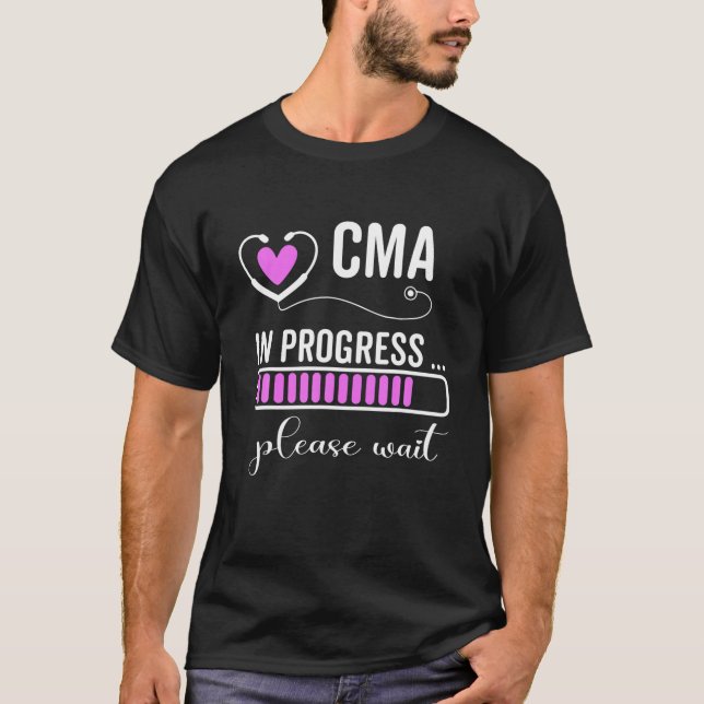 Camiseta CMA Em Andamento Aguarde O Futuro CMA Engraçado N (Frente)
