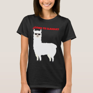 Camiseta Cmo Te Llamas Llamacorn Espanhol Alpaca