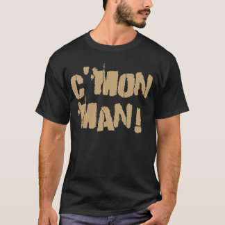 Camiseta C'Mon homem! Gold2 velho