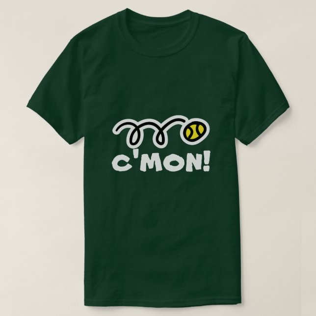Camiseta C'mon Tênis Tee (Frente do Design)