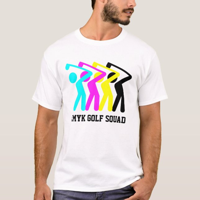 Camiseta CMYK GOLF personalizado (Frente)