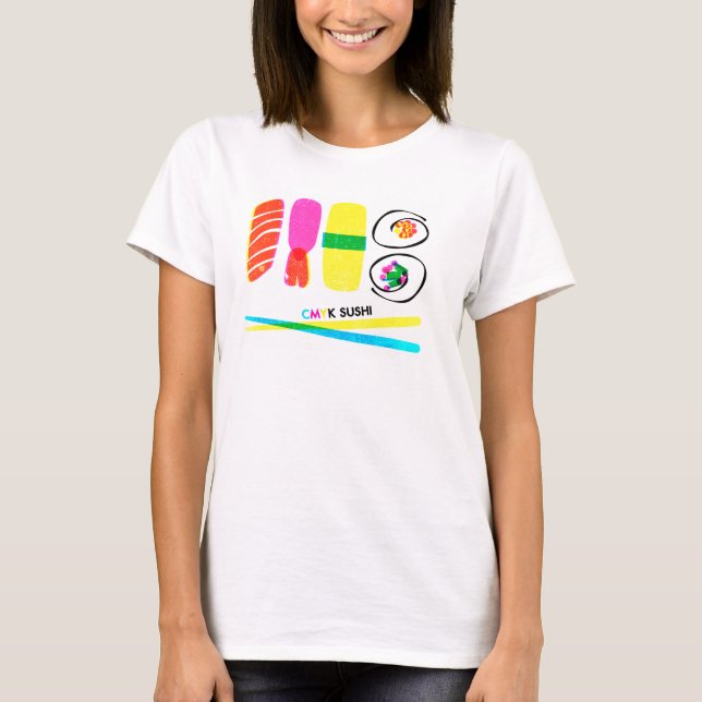Camiseta CMYK - Sushi (Frente)