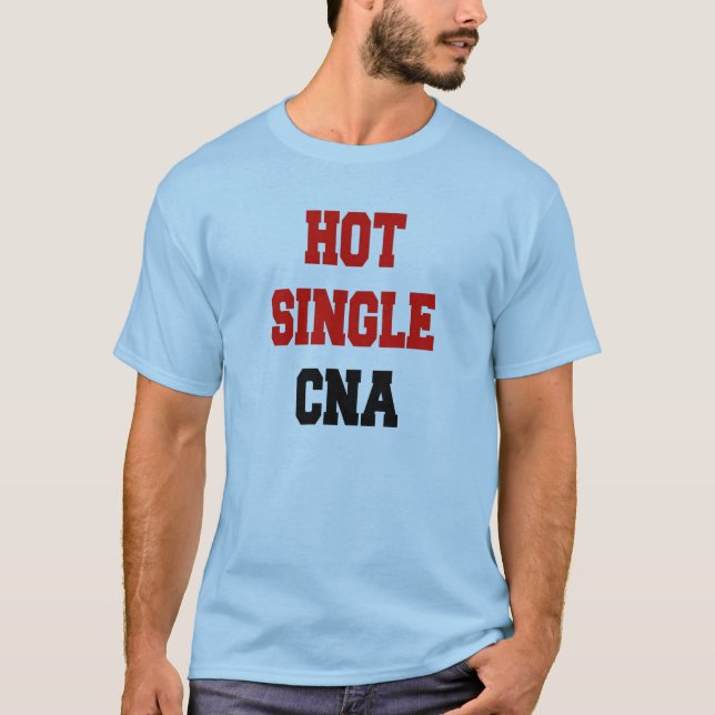 Camiseta CNA de Solteiro quente (Frente)