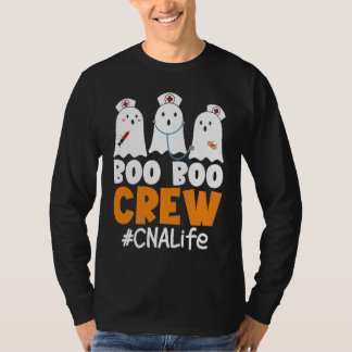 Camiseta CNA Life Boo Boo Crew Nurse Ghost Halloween Costum
