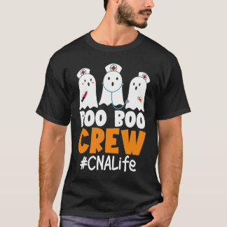 Camiseta CNA Life Boo Boo Crew Nurse Ghost Halloween Costum