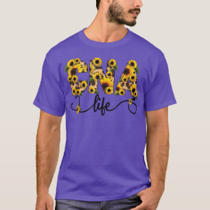 Camiseta CNA Life Enfermando Lover De Girassol