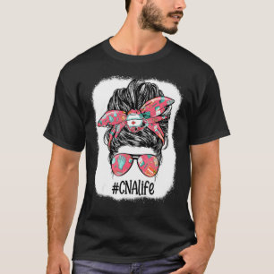 Camiseta Cna Life Messaging Bun Glass Mulheres 1