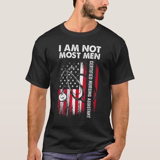 Camiseta CNA Most Men Certified Nursing Assistant 2 (Frente)