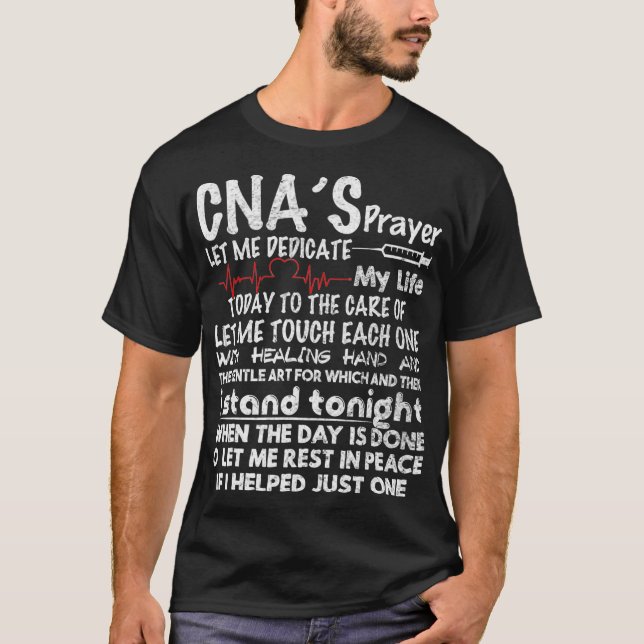 Camiseta CNA Oradora CNA para Enfermeiro CNA (Frente)