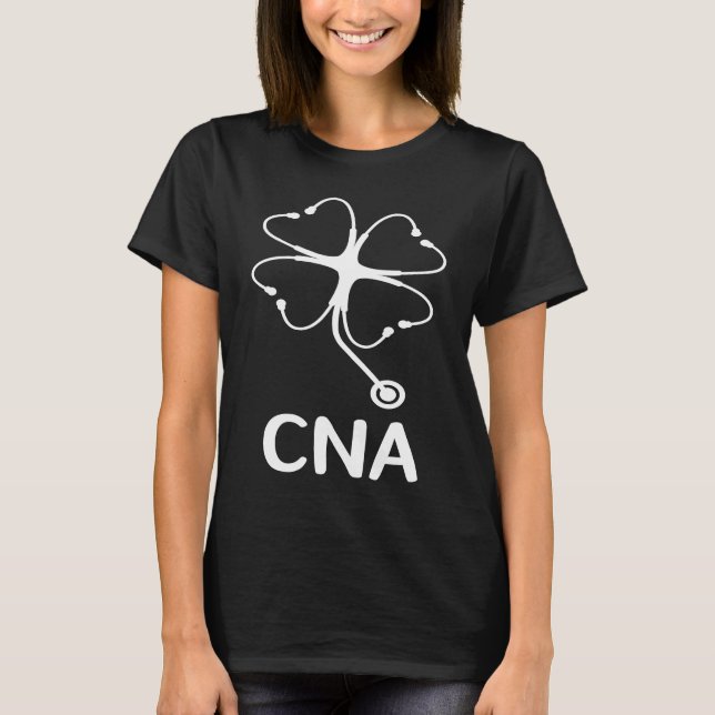 Camiseta CNA St Patrick's Day Certified Nursing Assistant S (Frente)