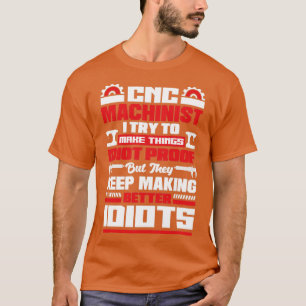 Camiseta Cnc Machinist Machine Metalworker Funny