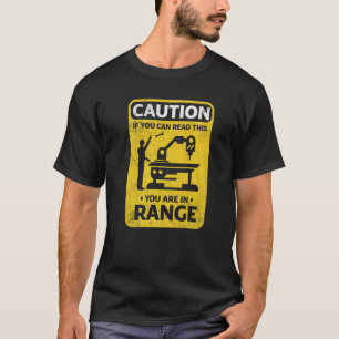 Camiseta Cnc Machinist Metalworker Machining Caution