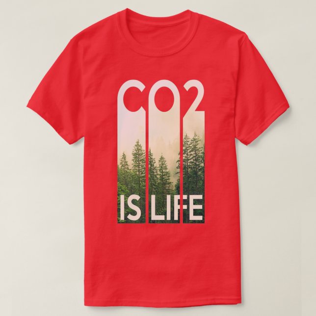 Camiseta Co2 é vida 2 (Frente do Design)