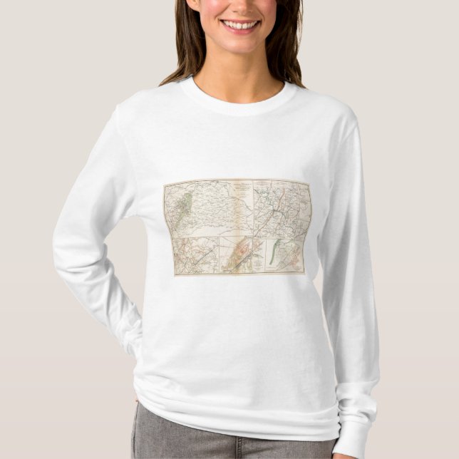 Camiseta Co alaranjado, Va, funcionamento da mina, rio de (Frente)