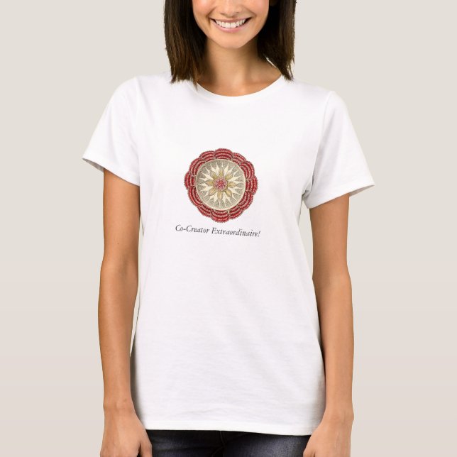 Camiseta "Co-autor delicioso Extraordinaire!" T-shirt (Frente)