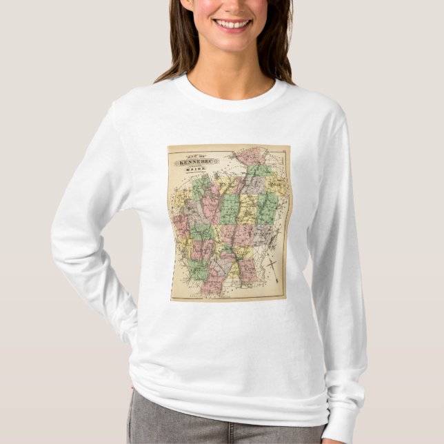 Camiseta Co Kennebec, Maine (Frente)