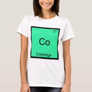 Camiseta Co - Símbolo do Elemento Químico Divertid