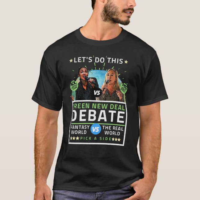 Camiseta COA vs MTG Green New Deal Policy (Frente)