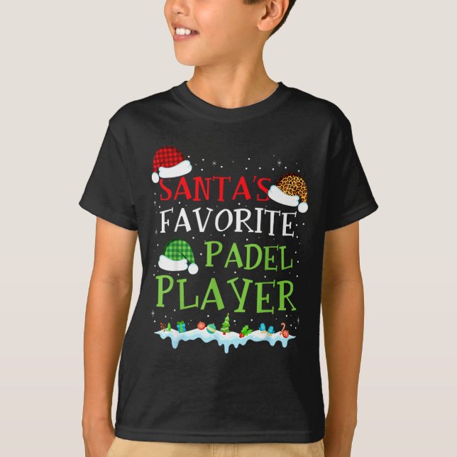 Camiseta Coach Favorite s Player Padel Santa Padel Fun Meme (Frente)