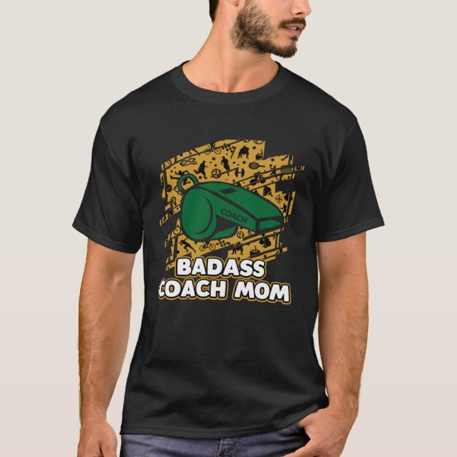Camiseta Coach Mom  Coaching Humor Mentor Mother s Day (Frente)