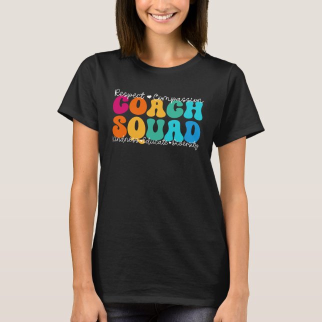 Camiseta Coach Squad Appreciation Week Back to School (Frente)