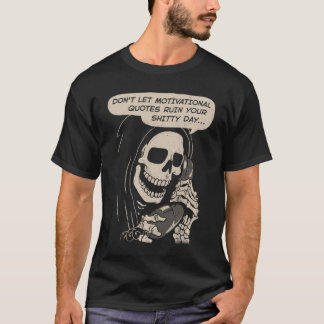 Camiseta Coaching Skeleton Sarcastic Motivation Grim Reape