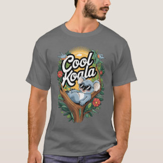 Camiseta Coala Fofo para um amante de animais protetor de a