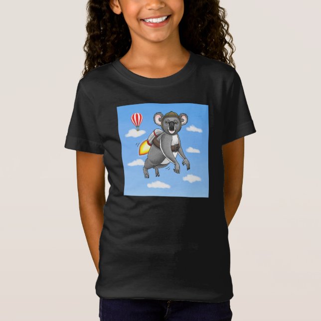 Camiseta Coala Foguete (Frente)