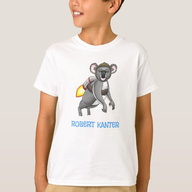 Camiseta Coala Foguete (Frente)