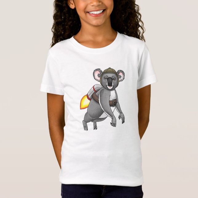 Camiseta Coala Foguete (Frente)