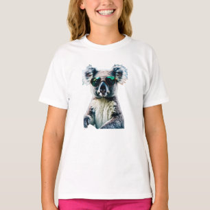 Camiseta Coala Legal em um Jipe Usando Óculos de Sol Estilo