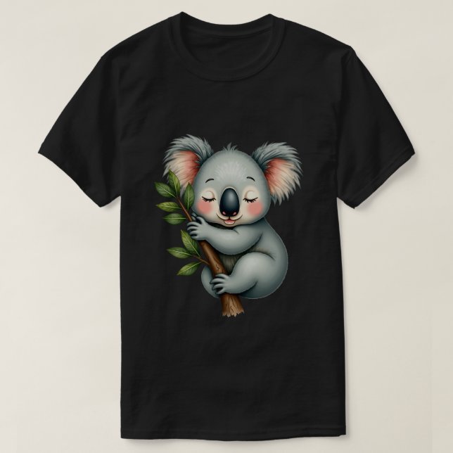 Camiseta Coala Sonolento (Frente do Design)