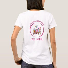 Camiseta Coastal Cartoon dressed up Seagull – Be Cool