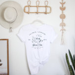 Camiseta Coastal Cowgirl Bachelorette<br><div class="desc">As camisas de solteira perfeitas para toda a sua festa noiva! A maneira perfeita para a sua tripulação chamar toda a atenção para onde quer que tu e as vossas raparigas vão! Pode ser personalizado para damas de honra, padrinho de casamento, mãe da noiva etc. Excelente para as despedidas também!...</div>