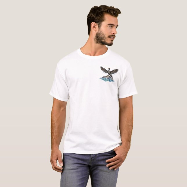 Camiseta Coastal Guardian Cormorant  (Frente Completa)