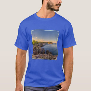 Camiseta Coastline Acadia National Park, Schooner Head