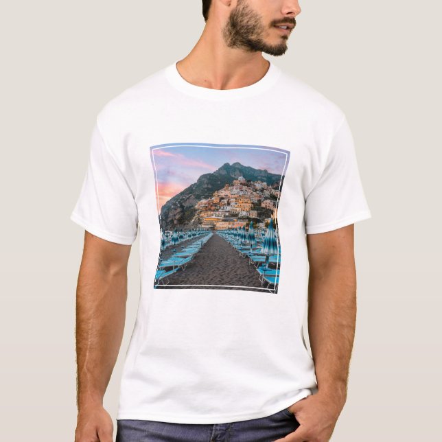 Camiseta Coastline | Campânia, Itália (Frente)