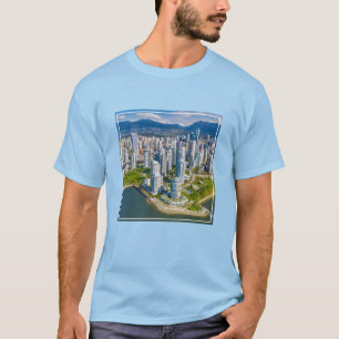 Camiseta Coastline Vancouver, Colúmbia Britânica, Canadá
