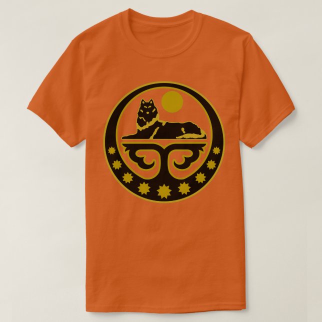 Camiseta Coat of Arms of the Chechen Republic of Ichkeria (Frente do Design)