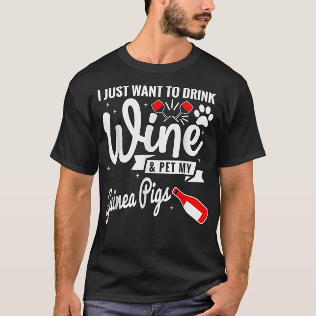 Camiseta cobaias bebendos de vinho porteiro _2 (Frente)